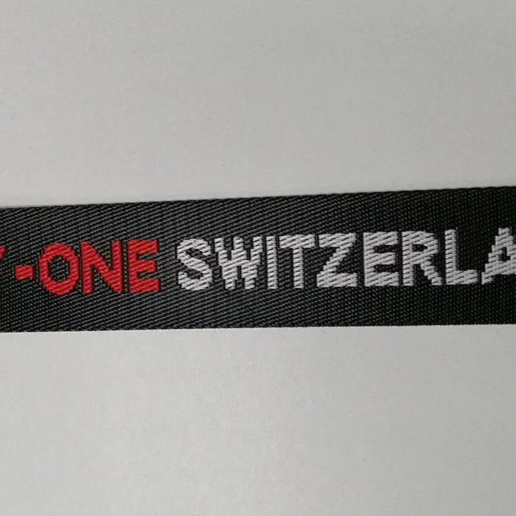 Two-color logo nylon webbing 1