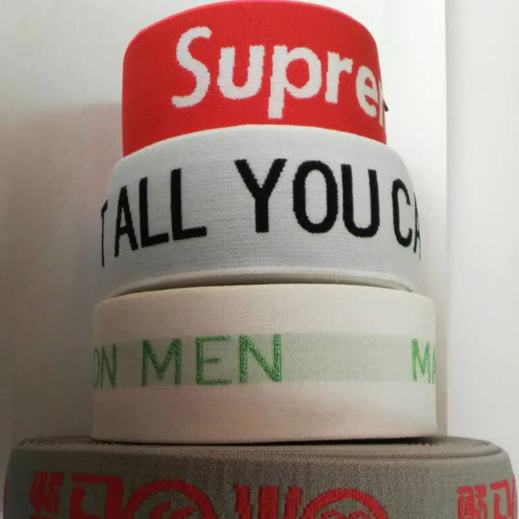 Custom jacquard elastic webbing tapes 1