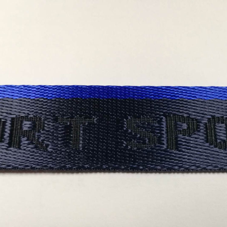 Bicolor nylon webbing with logo 1