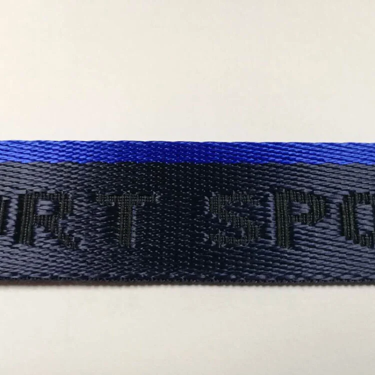 Bicolor nylon webbing with logo 1