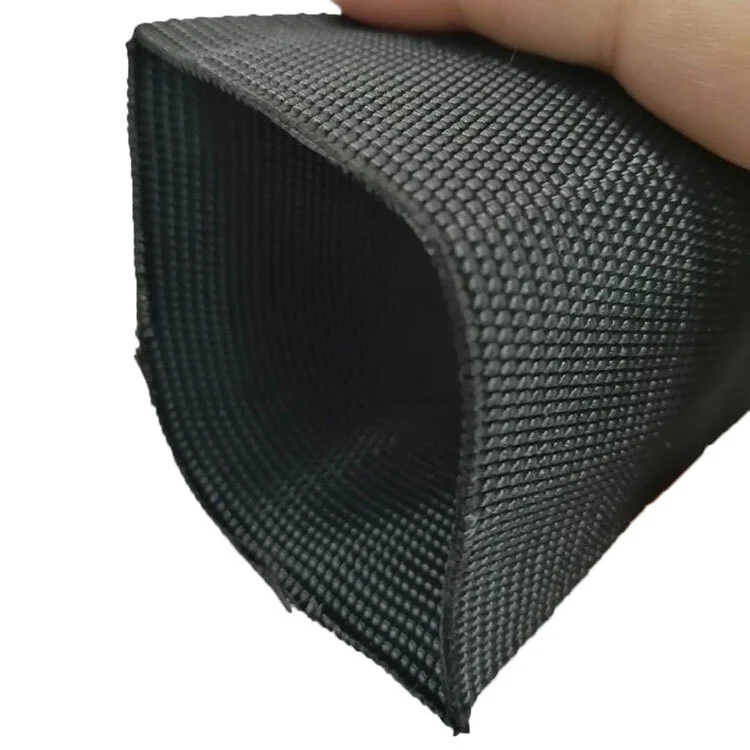 Customized 10cm/ 100mm PP Polypropylene Tubular Webbing Black 1