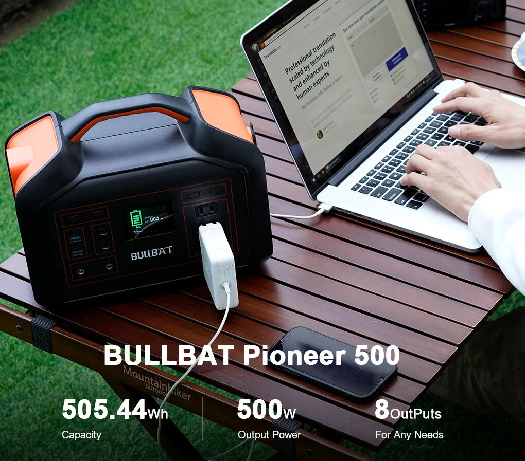 BULLBAT Pioneer 500 Portable Power Station 298Wh/500W | BULLBAT