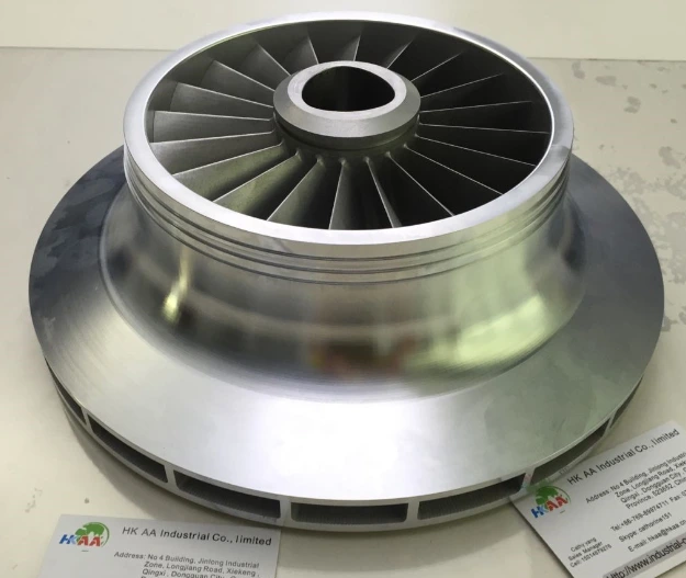 stainless steel impeller by 5 axis DMG  1