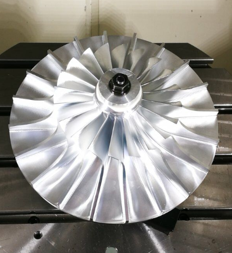 7075 aluminum 5-axis CNC impeller for aerospace 1