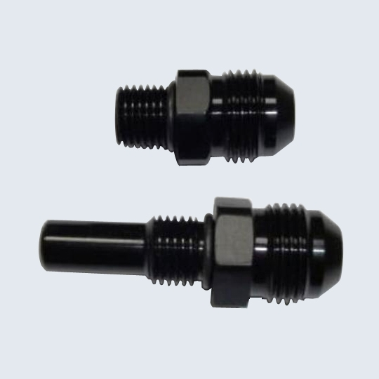 Black Anodized CNC Machining Aluminum Fittings 1