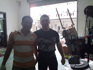 Technician Wong and Mr Gavrilov