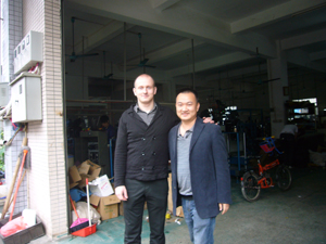 Belarusian customer came to see machines