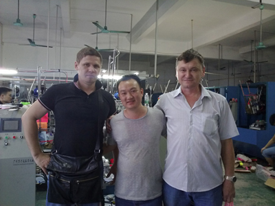 Kazakhstan customer came for training