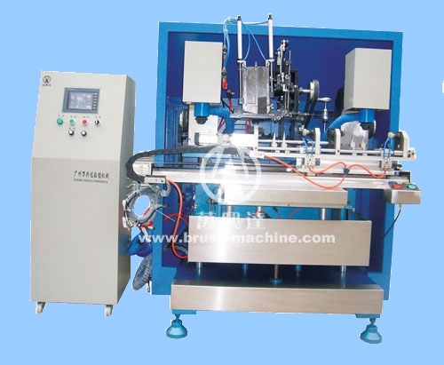 4-Axis 3-Head Brush Drilling and Tufting Machine WXD-4A3H01 1