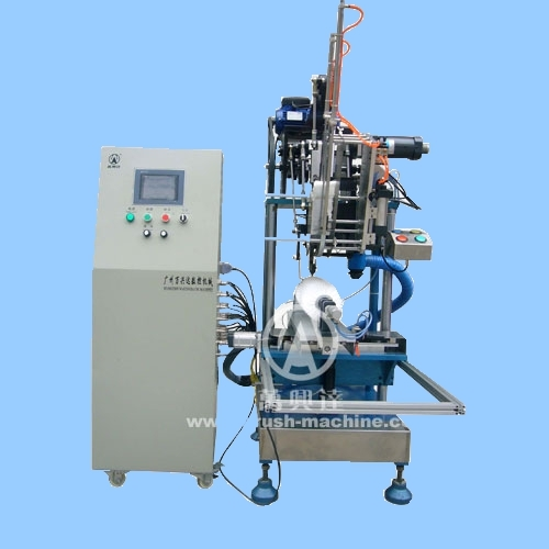 3-Axis 2-Head Roller Brush Drilling and Tufting Machine WXD-3A2H04 1