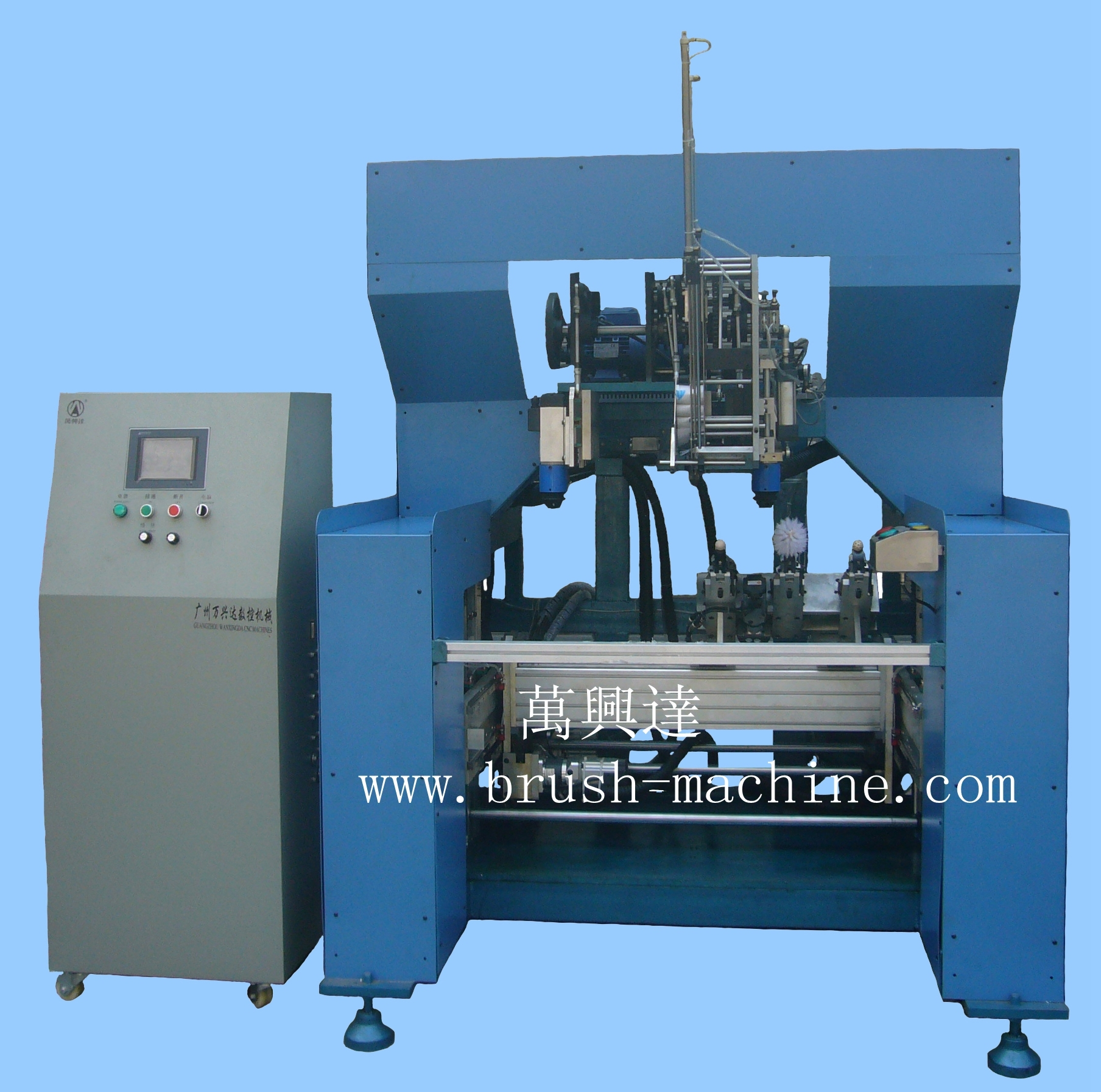 5 axis 3 head drilling and tufting machine WXD-5A3H-03 1