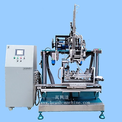 4 axis 3 head round toilet brush drilling & tufting machine WXD-4A3H03 1