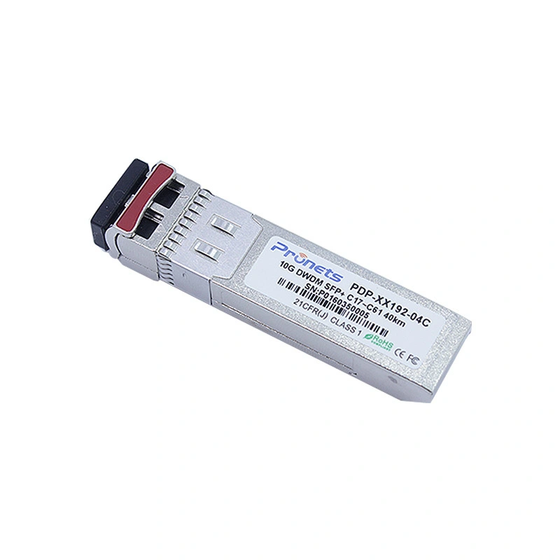 PDP-xx192-04C 10GBASE-ER,8.5G/10G Fiber-Channel DWDM SFP+ 40KM Optical Transceiver 1