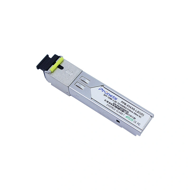 PPB-5303x-L2x(D)  100Base-BX 20Km T1550\R1310nm SFP Bidirectional Optical Transceiver 1