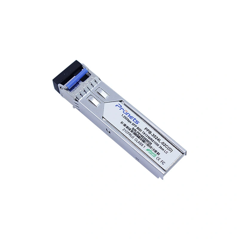 PPB-3524x-02C(D)  1000Base-BX 2Km T1310\R1550nm SFP Bidirectional Optical Transceiver 1