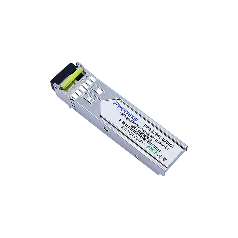 PPB-5324x-02C(D)  1000Base-BX 2Km T1550\R1310nm SFP Bidirectional Optical Transceiver 1