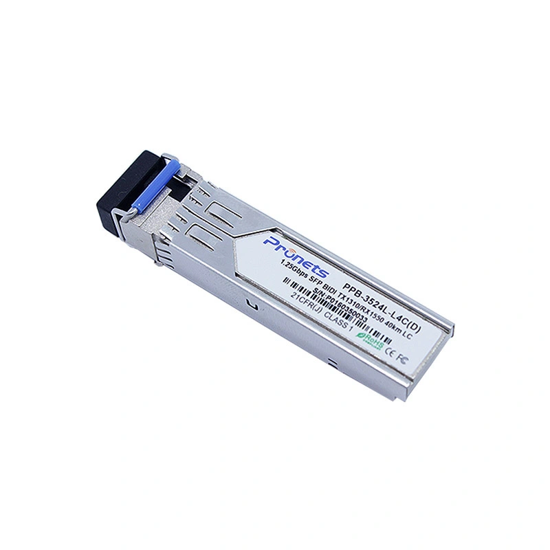 PPB-3524x-L4C(D)  1000Base-BX 40Km T1310\R1550nm SFP Bidirectional Optical Transceiver 1