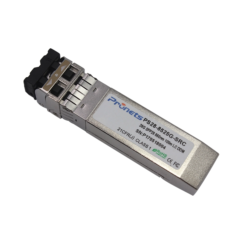 PS28-8525G-SRC  25GBASE-SR 850nm  100m CDR single-Channel SFP28 Optical Transceiver 1