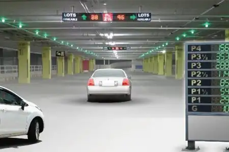 Find the available parking space quickly