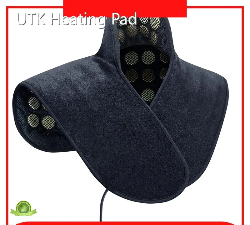 Medium Neck and Shoulder far Infrared Heating Pad for Neck and Shoulder Jade and Tourmaline Stones UTK Brand 1