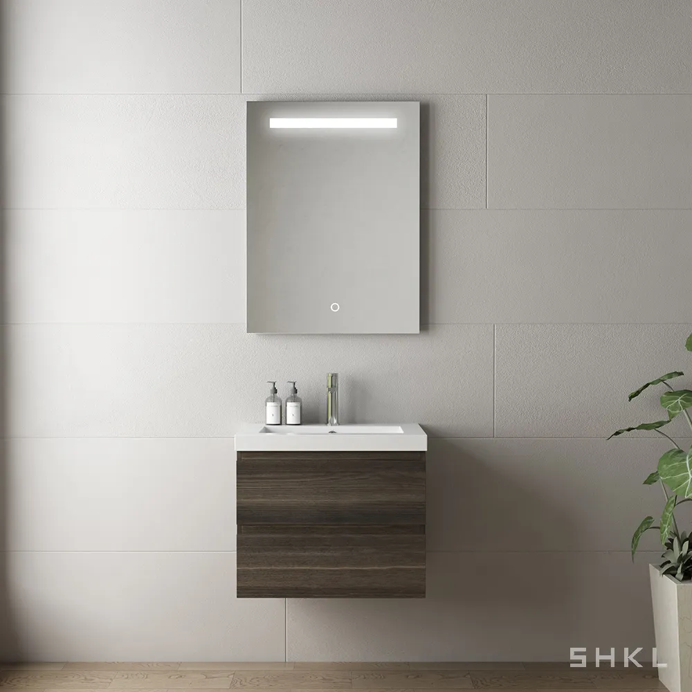 Bathroom Vanity SHKL,T/T Vanity + Artificial Stone Basin + LED Mirror 11