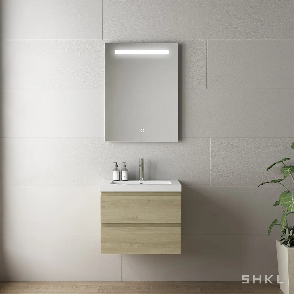 Bathroom Vanity SHKL,T/T Vanity + Artificial Stone Basin + LED Mirror 10