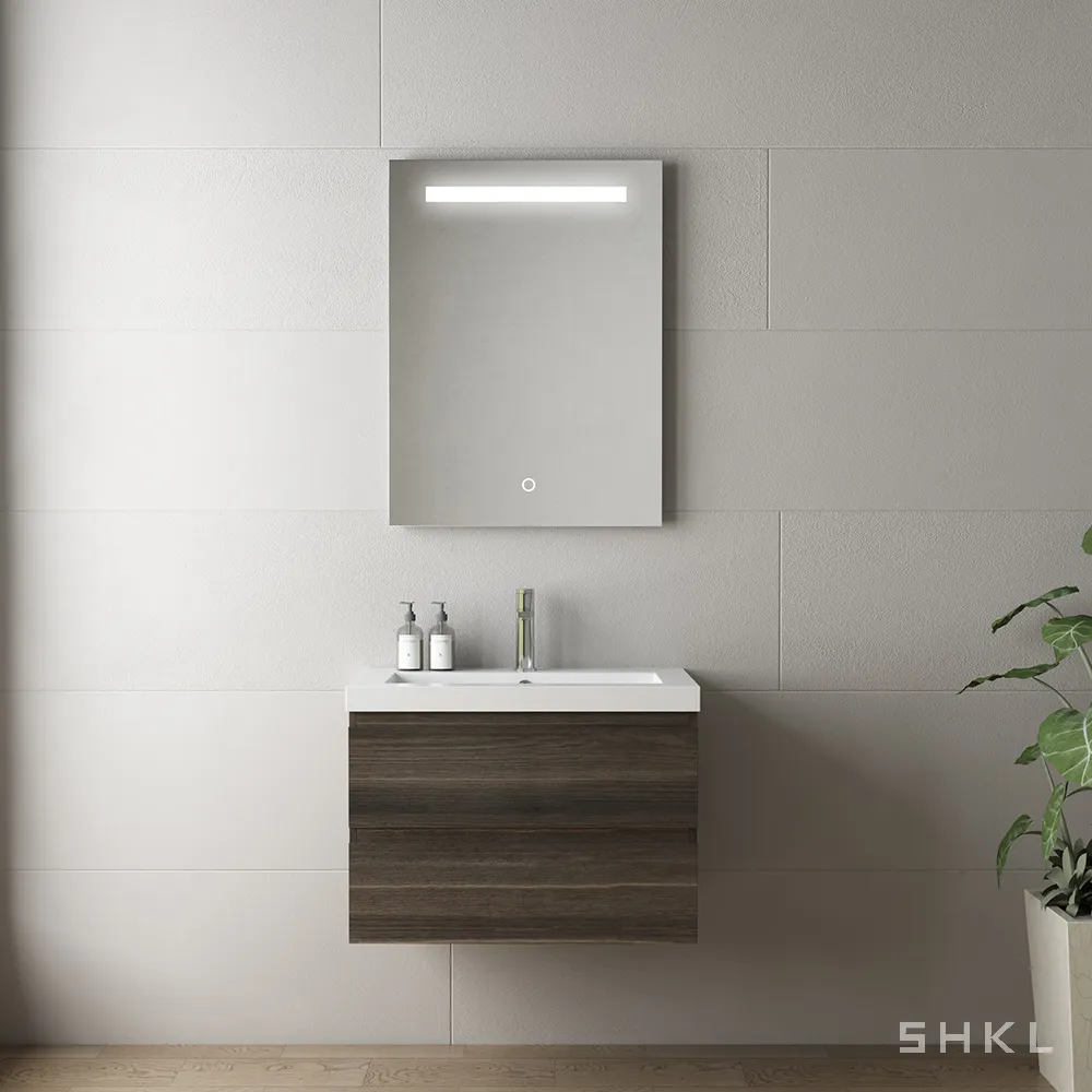 Bathroom Vanity SHKL,T/T Vanity + Artificial Stone Basin + LED Mirror 9