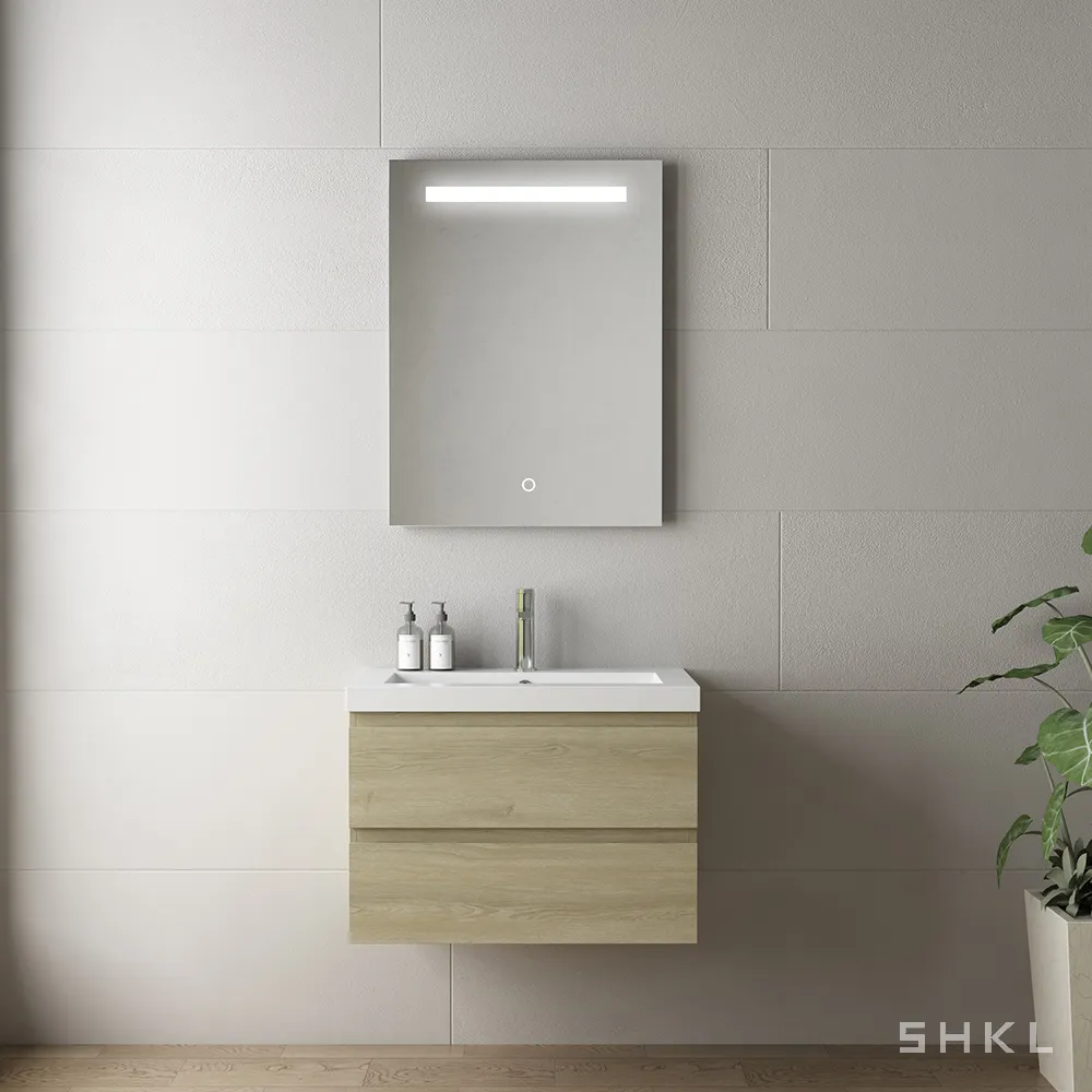 Bathroom Vanity SHKL,T/T Vanity + Artificial Stone Basin + LED Mirror 8