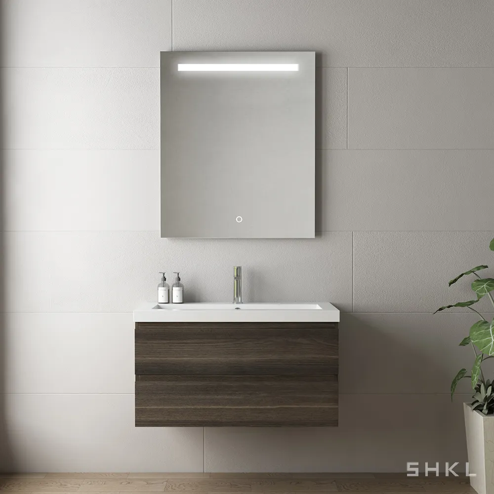 Bathroom Vanity SHKL,T/T Vanity + Artificial Stone Basin + LED Mirror 7