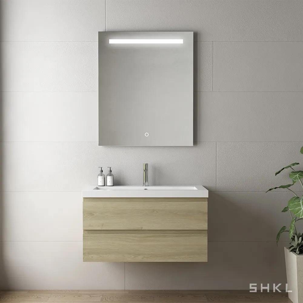 Bathroom Vanity SHKL,T/T Vanity + Artificial Stone Basin + LED Mirror 6