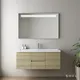 Bathroom Vanity SHKL,T/T Vanity + Artificial Stone Basin + LED Mirror 2