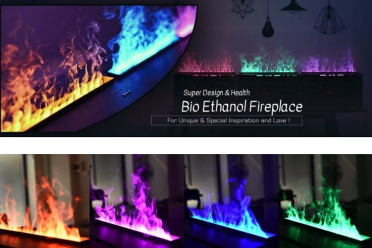 Lareiras inteligentes de etanol e água da Art Fireplace 3