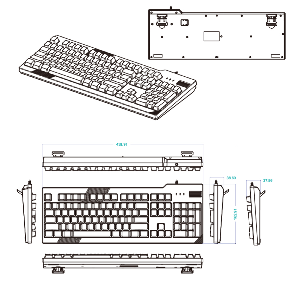 Keyceo Gaming Mechanical Keyboard Vs Membrane RGB and Rainbow Backlit