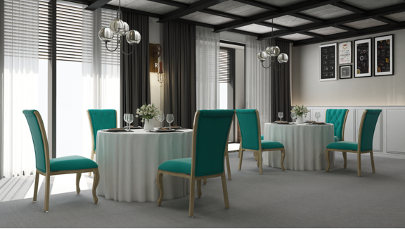 Hotel Banket Sandalye-yemek Masaları, Sandalye Kolları, Masalar ve Sandalye Ayak Örtüsü Satın Alma Becerileri