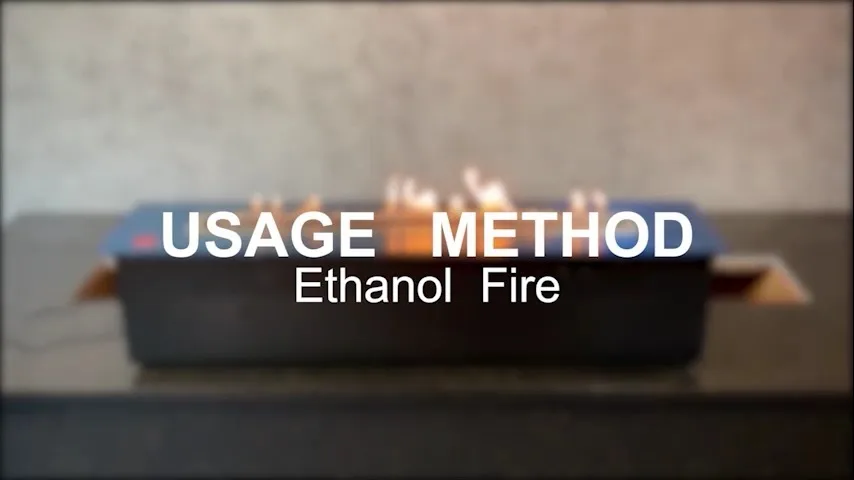 Insertos de quemador de chimenea de etanol bioautomático de diseño sin ventilación 1