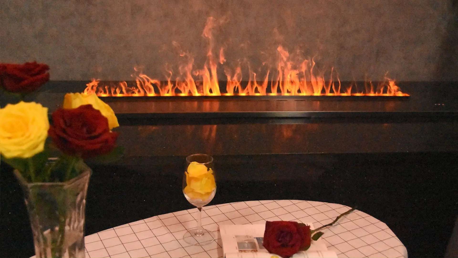 Water Vapor Fire Table Art Takka Merkki Vesihöyry Fire Table 1