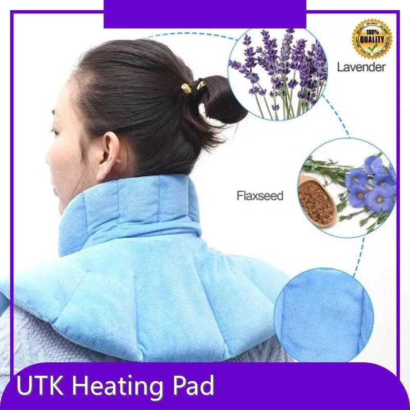 Almohadilla caliente para el dolor de hombro Mediano Ultra suave Cristal Terciopelo Garantía de cuello y hombros UTK 1