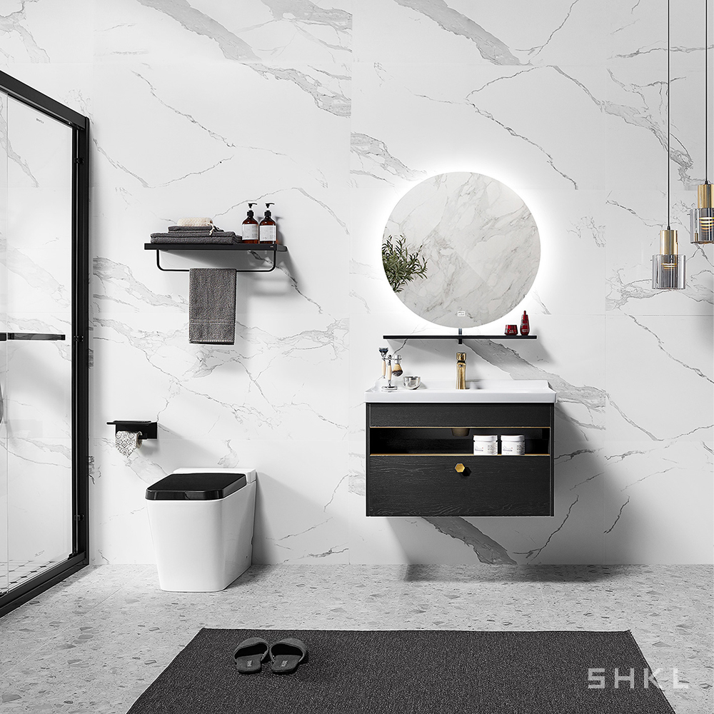 Black Floating Vanity SHKL AC815252 SHKL