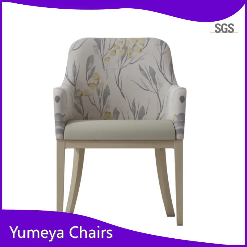 Upholstered Dining Chairs with Arms Yumeya Chairs Brand 1