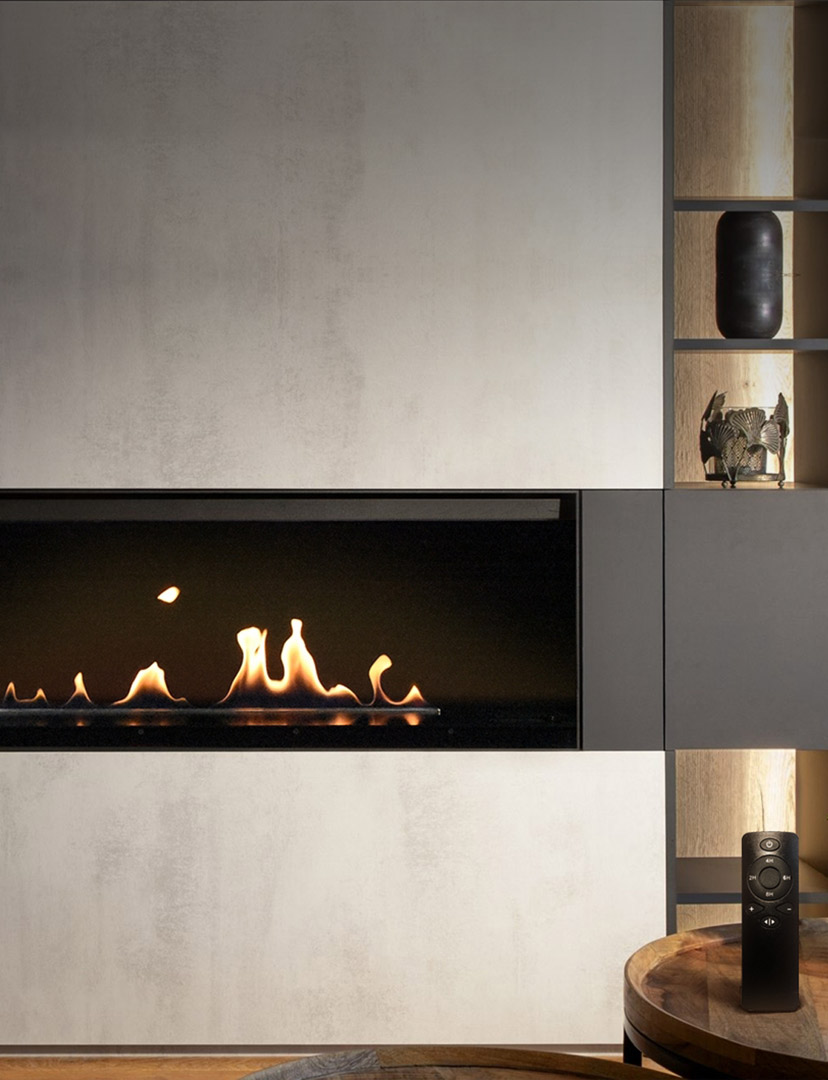FLAME ADJUSTABLE FIREPLACES