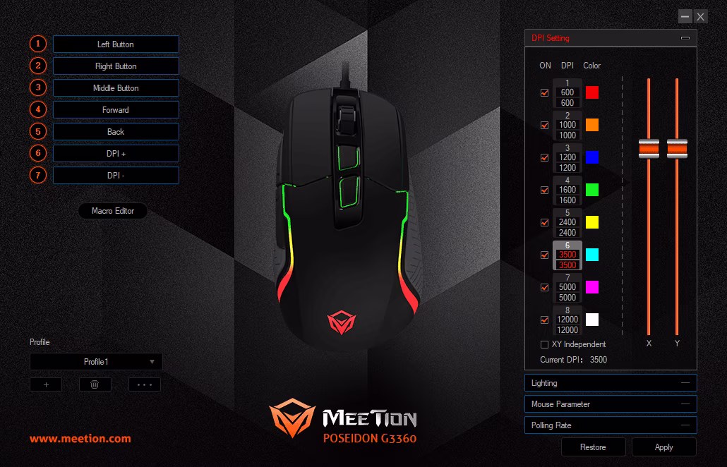 G3360 Gaming Mouse Driver Software 1