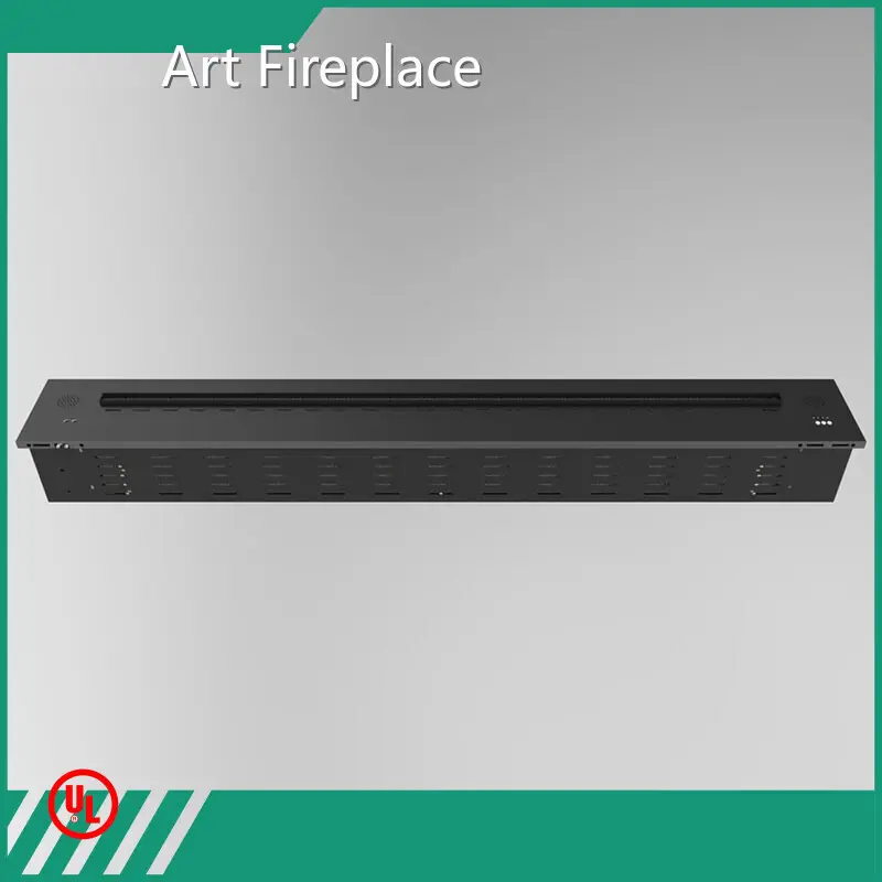 Llamas de vapor de agua iluminadas por Leds Art Fireplace 1