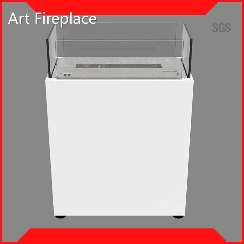 Flammes de vapeur d'eau allumées par Leds Art Fireplace Company 1