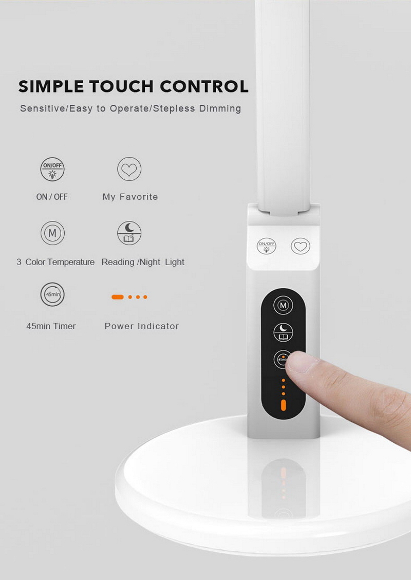 SS-L20 Rechargeable desk lamp 5