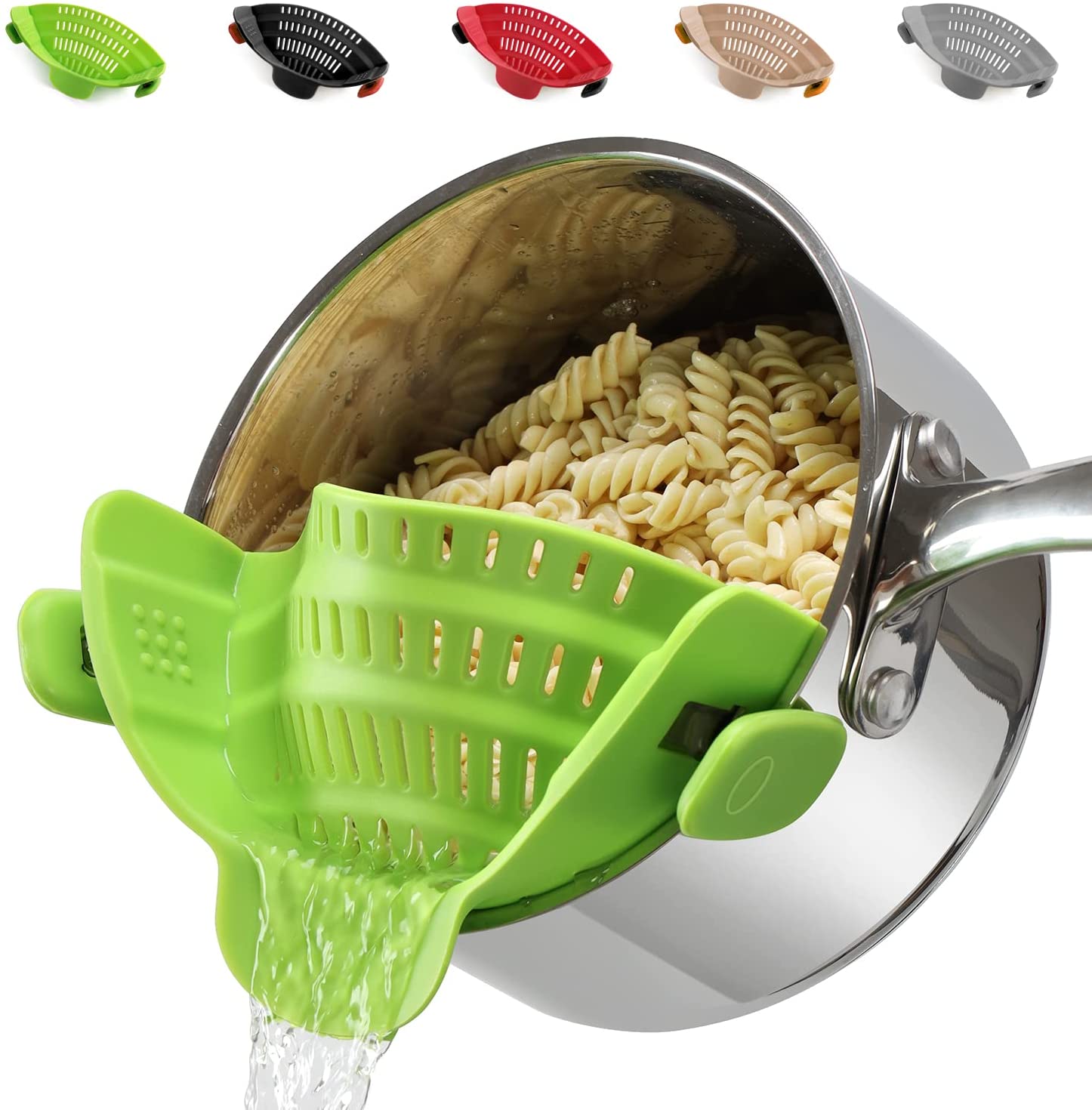 Dropship Kitchen Snap N Strain Pot Strainer And Pasta Strainer