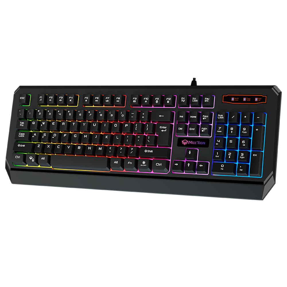 Wasserdichte Gaming-Tastatur mit Hintergrundbeleuchtung