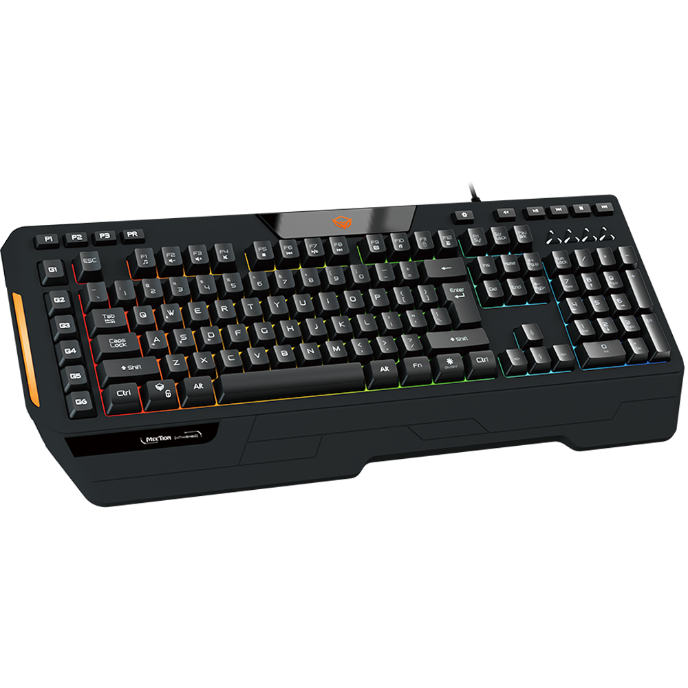 RGB-Gaming-Tastatur mit Hintergrund beleuchtung