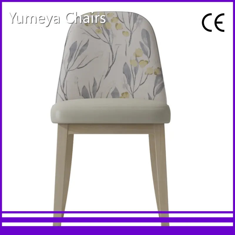 Yumeya Chairs Brand Custom Upholstered Dining Chairs with Arms 1