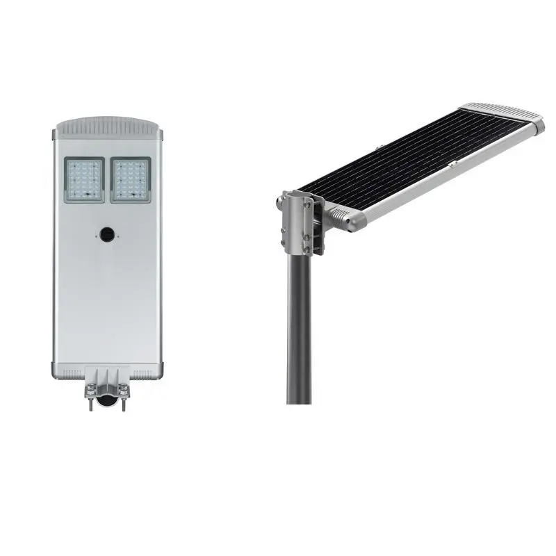 80 قطعة Bridgelux 40W All in 1 Solar LED Street Light مع جهاز استشعار وجهاز تحكم عن بعد 1