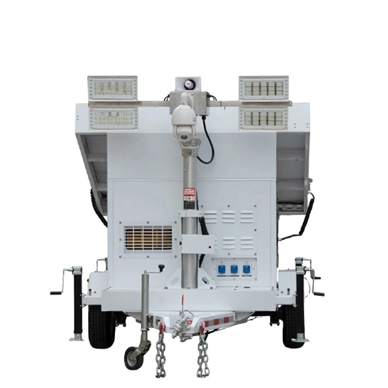 Outdoor LED Flood Light Portable Trailer Mobile Telescopic Solar Light Tower Para sa Construction Site 1
